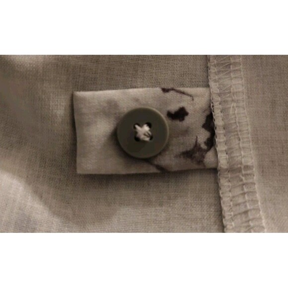 Lululemon Women's Full Day Ahead Shirt Size 2 Button Short Sleeve Rhino Gray - Picture 9 of 9